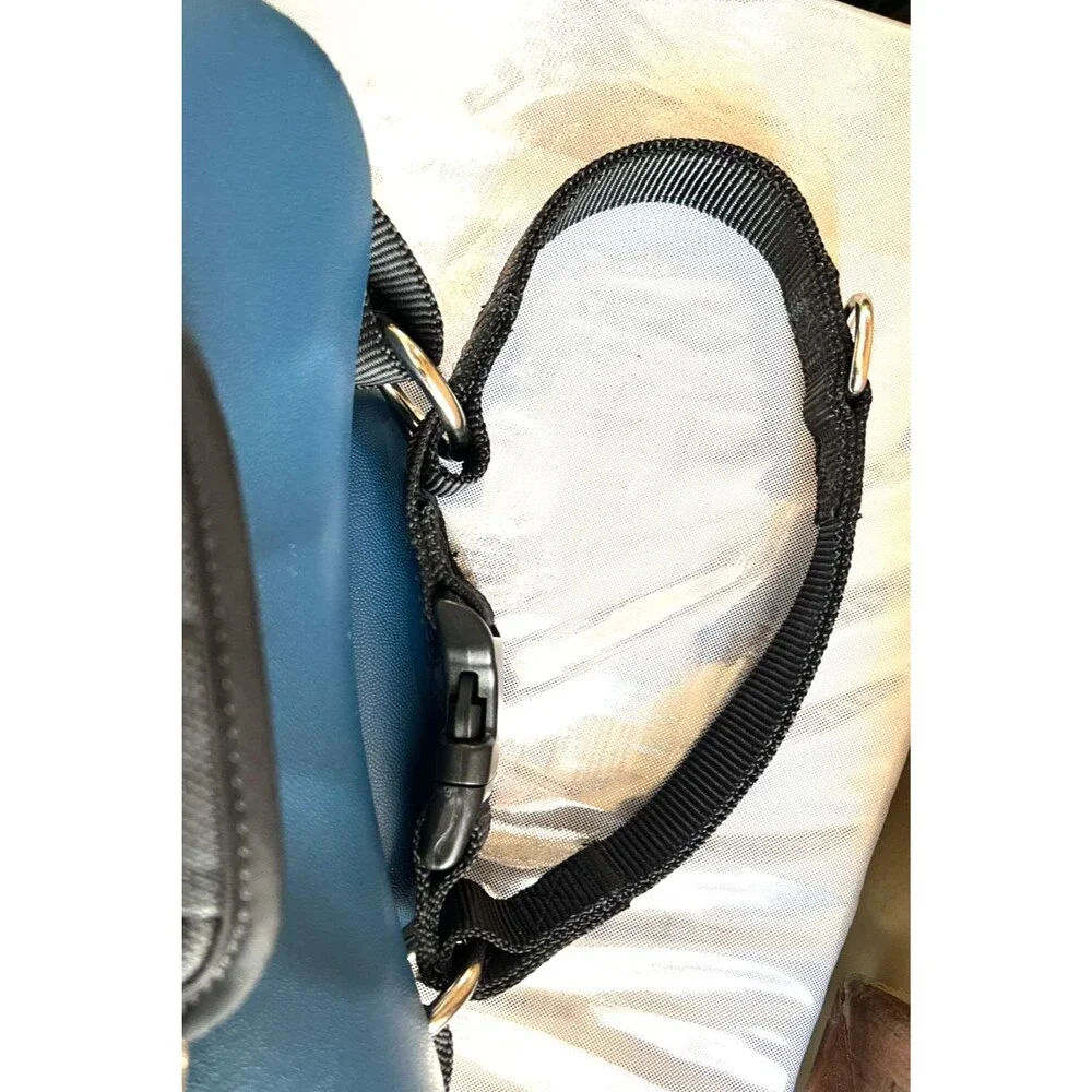 Easy Rider Black Gray Adjustable Dog Harness Size Large (26